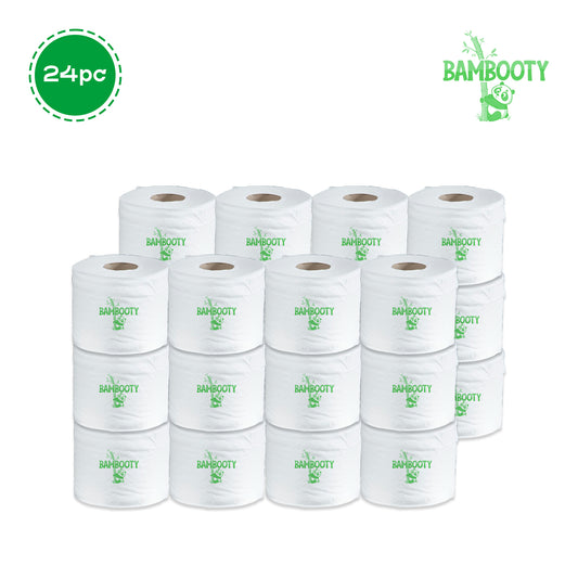 24 Pack Bambooty Bamboo Toilet Papers